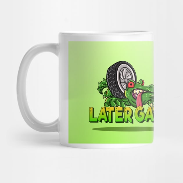 Florida Gators - Later Gator! gator with tire by HatedRivals